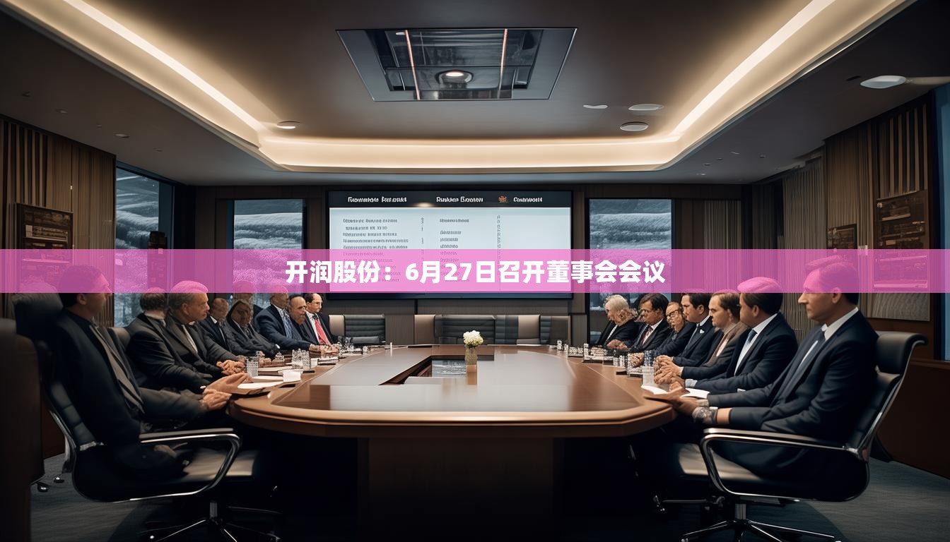 开润股份：6月27日召开董事会会议