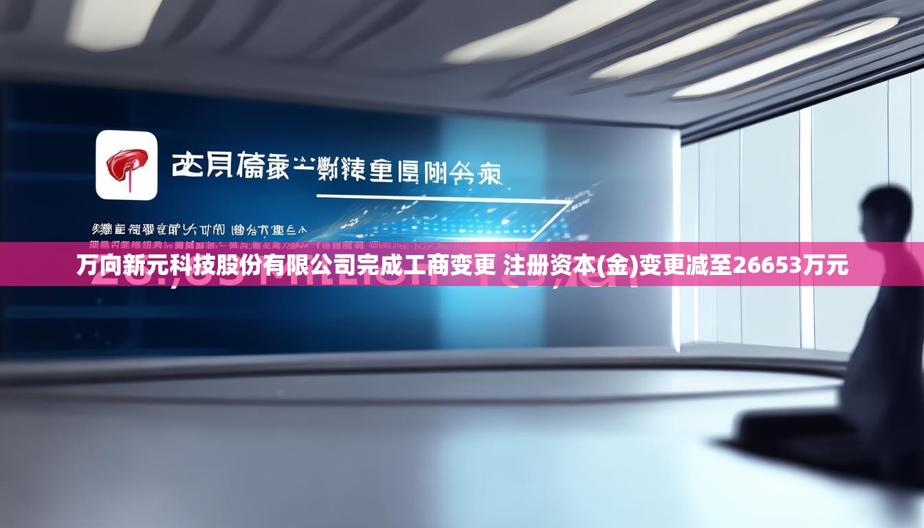 万向新元科技股份有限公司完成工商变更 注册资本(金)变更减至26653万元