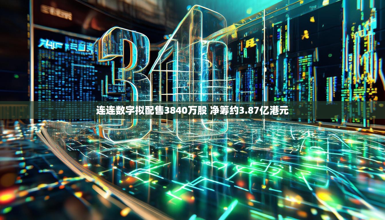 连连数字拟配售3840万股 净筹约3.87亿港元