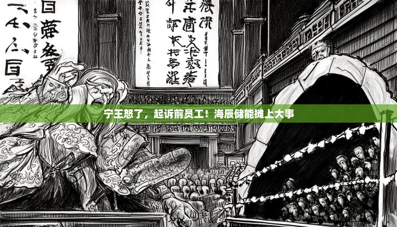 宁王怒了，起诉前员工！海辰储能摊上大事